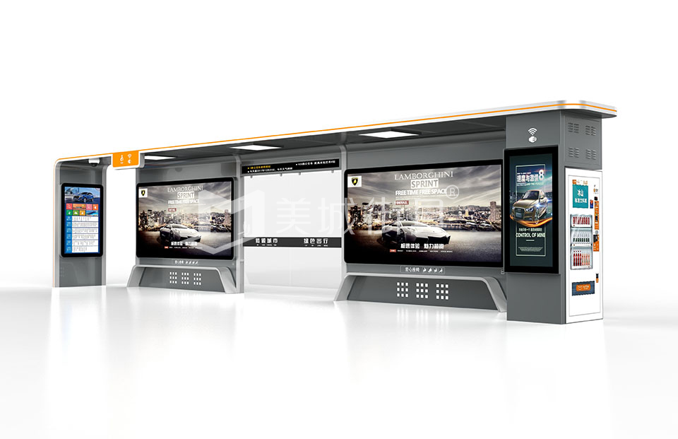 候車亭效果圖 候車亭效果圖