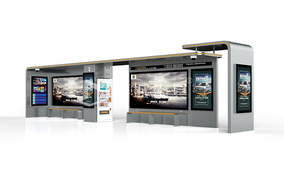 候車亭效果圖 候車亭效果圖