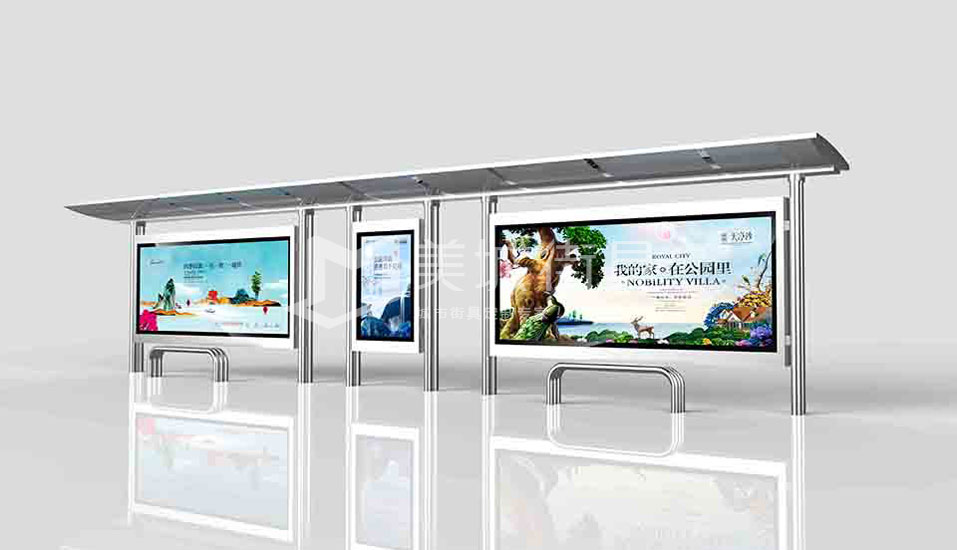 不銹鋼公交站臺 不銹鋼公交站臺