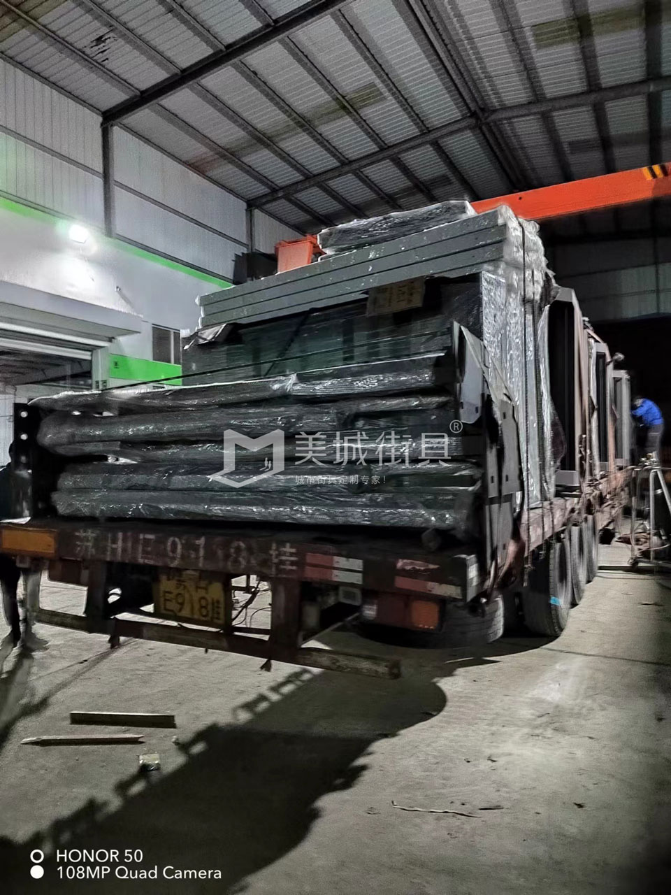 2022.10.18美城街具供應臺州第三、四車候車亭發貨記錄 2022.10.18美城街具供應臺州第三、四車候車亭發貨記錄