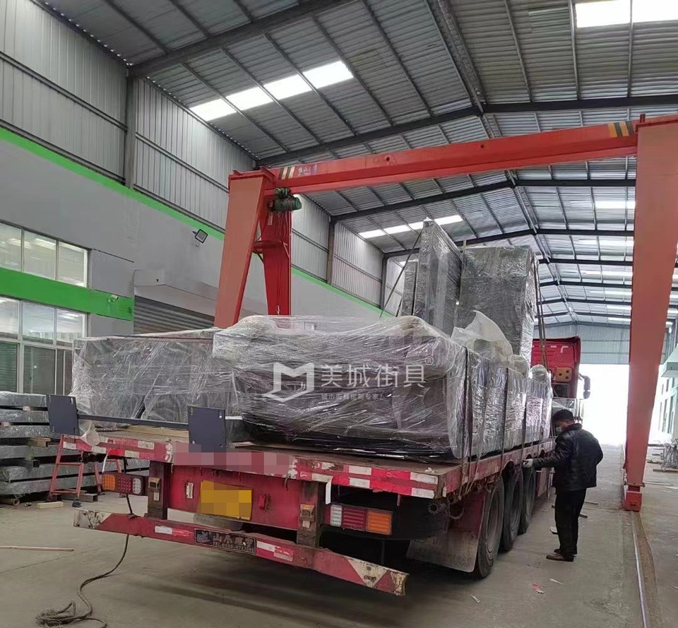 2023.2.24美城街具供應候車亭發貨記錄 2023.2.24美城街具供應候車亭發貨記錄